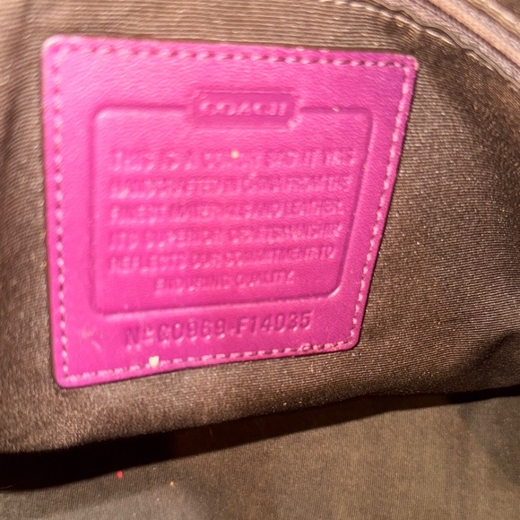 Coach Women's Plum Shoulder Bag - Picture 6 of 10